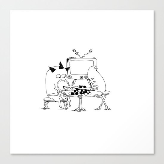 I don't like the drugs Canvas Print