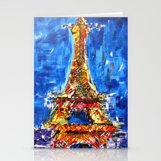 J'adore Eiffel Stationery Cards