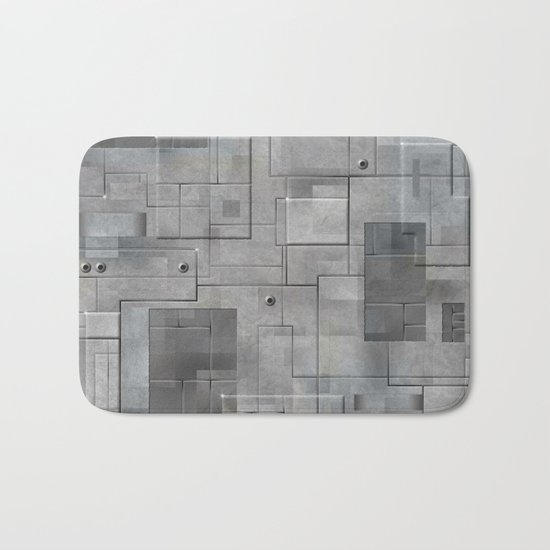 Industrial Tiles Bath Mat