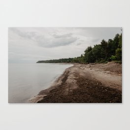 beach in the morning Canvas Print