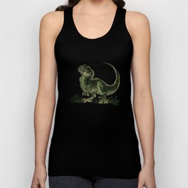 "Baby T-Rex" by Amber Marine ~ watercolor and ink, (Copyright 2013) Tank Top