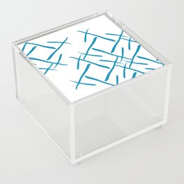 Turquoise cross marks Acrylic Box