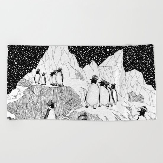 Too Many Kings Beach Towel