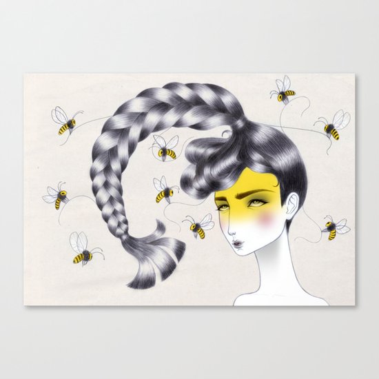 Bee Canvas Print