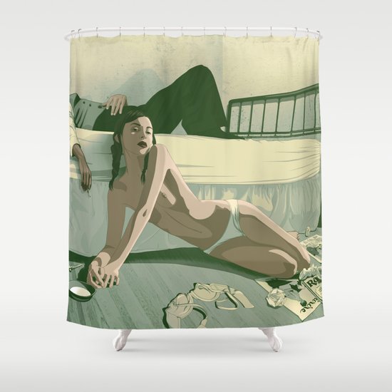 STORY OF THE EYE Shower Curtain