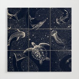 Cosmic Ocean Wood Wall Art