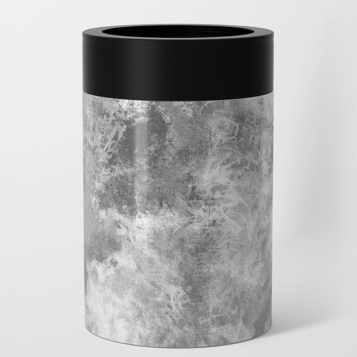 Grey Tie Dye Abstract Pattern Can Cooler