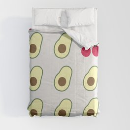 Eight avocado one cherry 2 Comforter