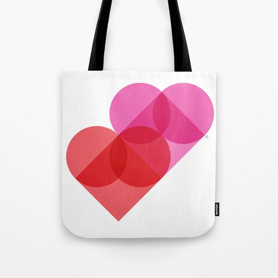 Geometric Love Tote Bag