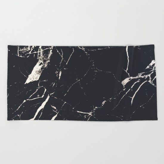 Matte marble Beach Towel