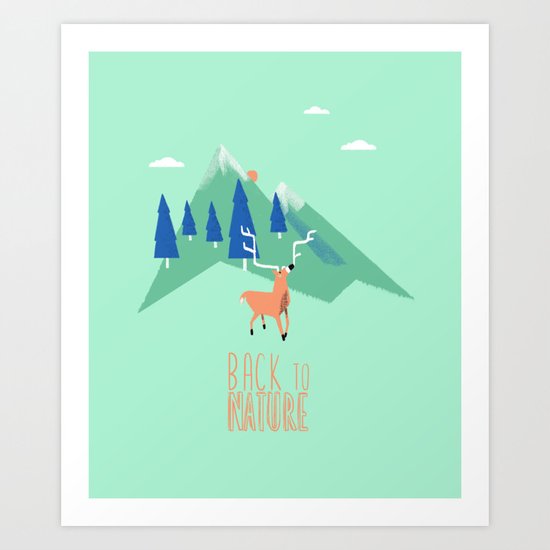 Back to Nature Art Print