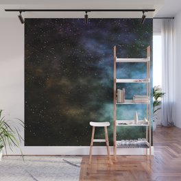 Colorful Universe Nebula Galaxy And Stars Wall Mural