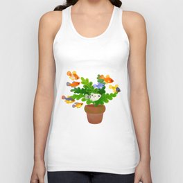 Fresh water fish and plants 2 Unisex Tank Top
