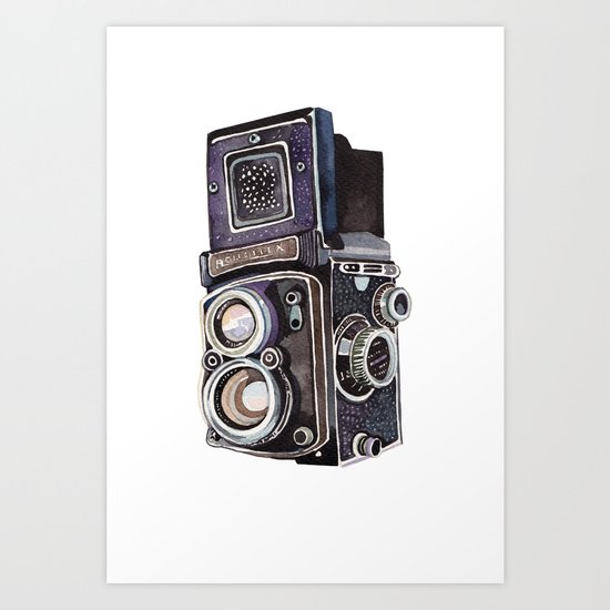 Vintage Camera Art Print