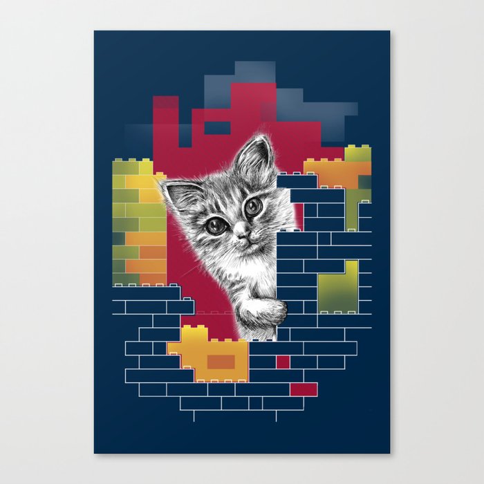 Play Cat Canvas Print