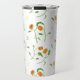 Dancing Daisies Travel Mug