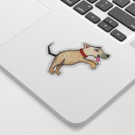 Hollydog Sticker Sticker