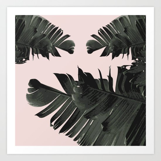 Palm grove Art Print