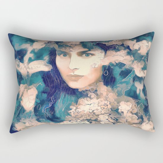 The blossom Rectangular Pillow