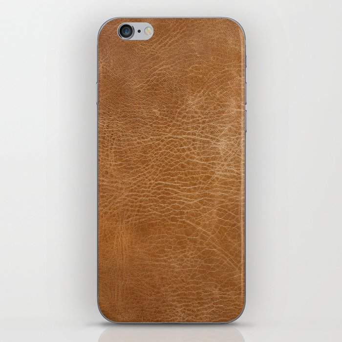 Antique Leather Texture, TAN iPhone Skin