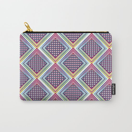 Gradient Rhombus Carry-All Pouch
