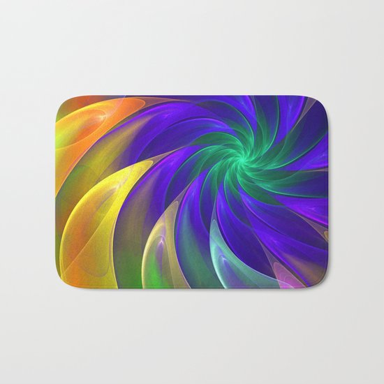 Abstract Color Swing Bath Mat