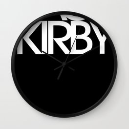 Classic : Jack Kirby Black  Wall Clock | Typography, Graphic Design, Comic, Illustration 
