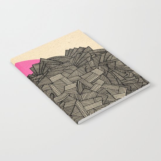 - obscure the pink shade of the sun - Notebook