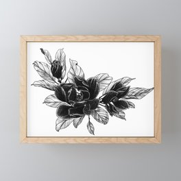 Black Roses Framed Mini Art Print