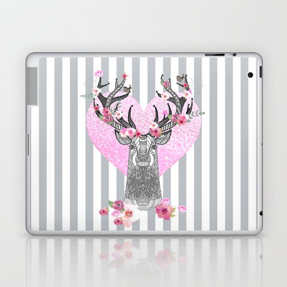 STAG IN SPRING - YOUNG LOVE Laptop & iPad Skin