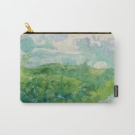 Green Wheat Fields, Auvers, 1890, Vincent van Gogh Carry-All Pouch