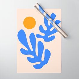 Henri Matisse - Leaves - Blue Wrapping Paper