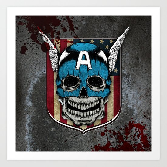 Captain-A Art Print