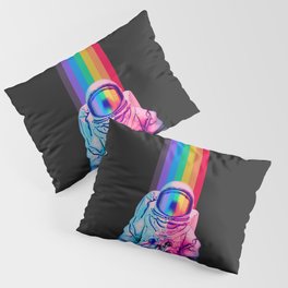 Astronaut on the Rainbow Pillow Sham