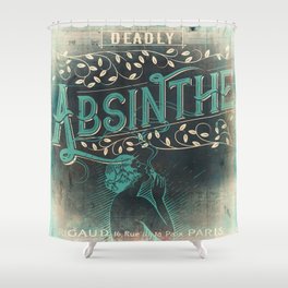 Deadly Absinthe Shower Curtain