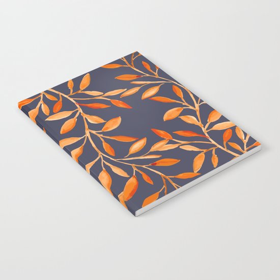 Autumn pattern Notebook