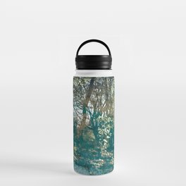 Aqua blue forest 2 Water Bottle