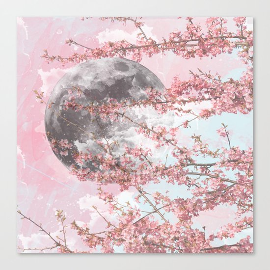 Spring Moon Canvas Print