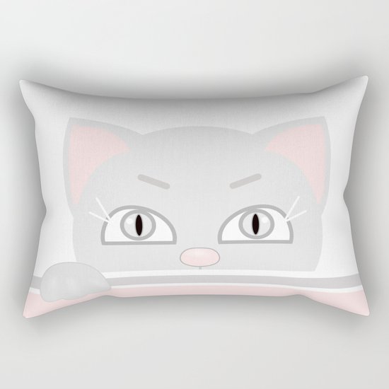 Small kitten. Rectangular Pillow