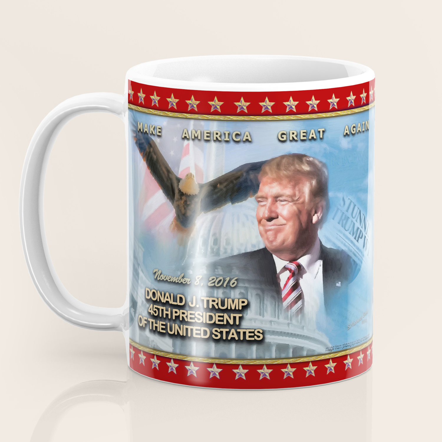 Donald J Trump 45th President Of The United States Coffee Mug By Photographicsbysmichael Society6