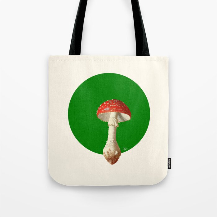 Mushroom Canvas Tote Bag for Women, Cottage Core Tote Bag Canvas