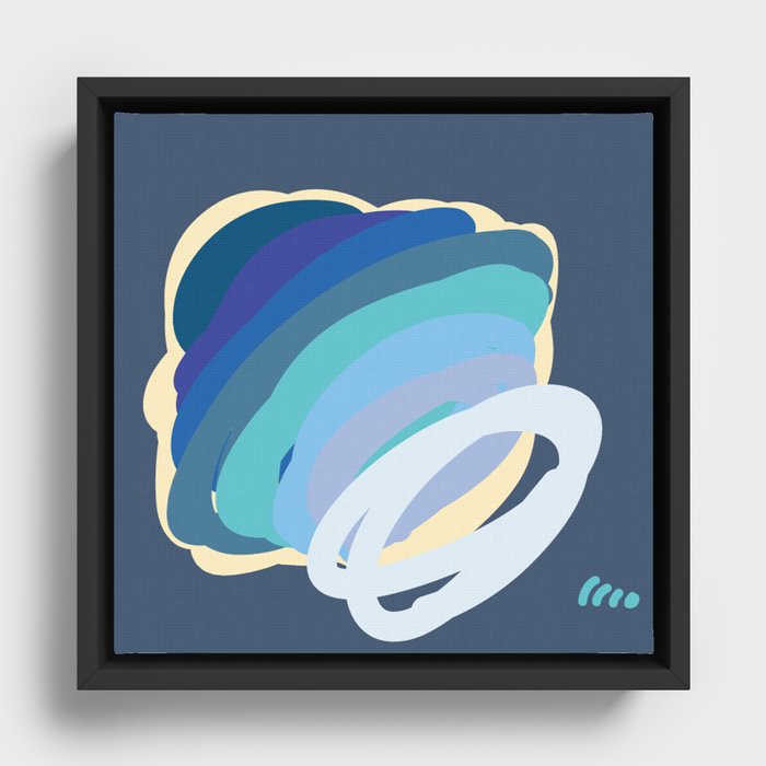 Soft UFO Framed Canvas
