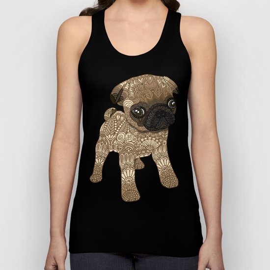 Pug Puppy Unisex Tank Top