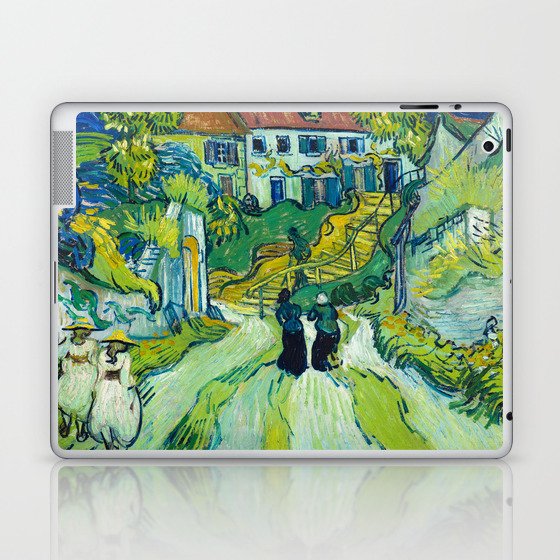 Stairway at Auvers, 1890 by Vincent van Gogh Laptop & iPad Skin