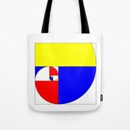 Mondrian in a Fibo-Style Tote Bag