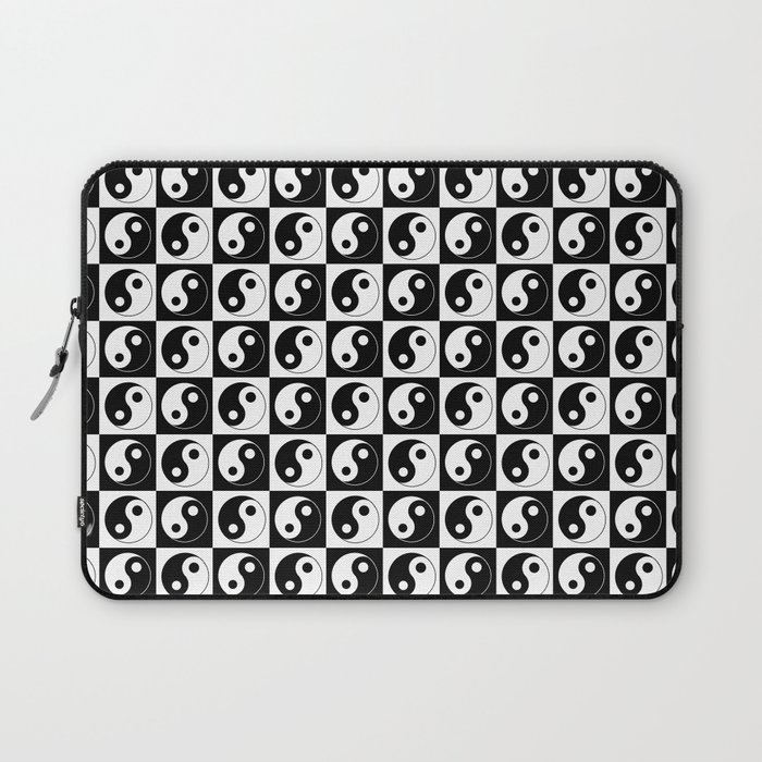 Yin and Yang 25- Tao,Zen,Taoism,Dao,Harmony,religion,buddhism,buddhist,taijitu,taiji,taoist,china Laptop Sleeve