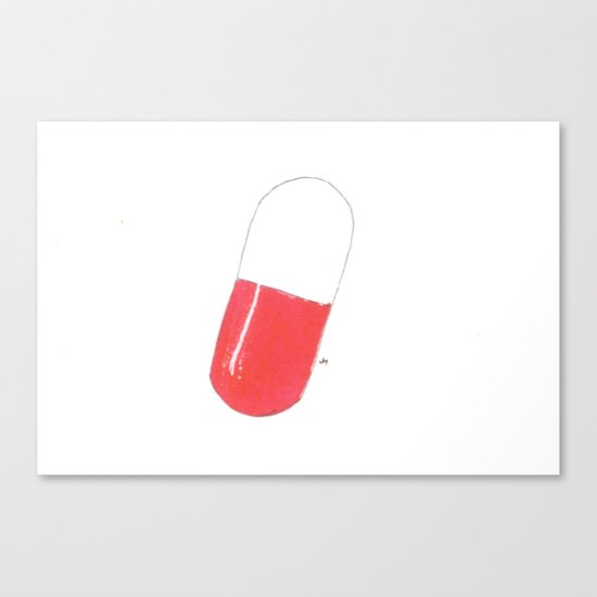 a pill Canvas Print