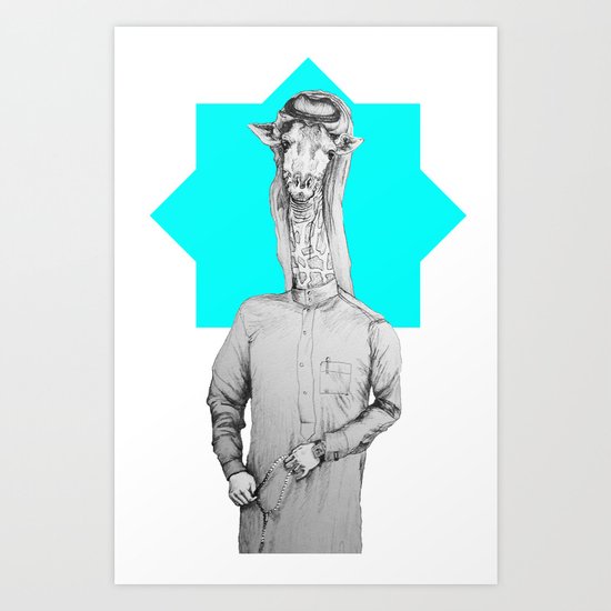 Zarafa Art Print