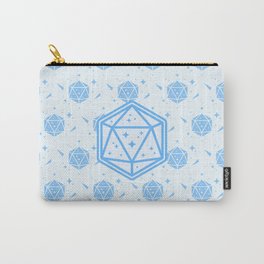 Blue D20 DND Dungeons & Dragons Dice Carry-All Pouch