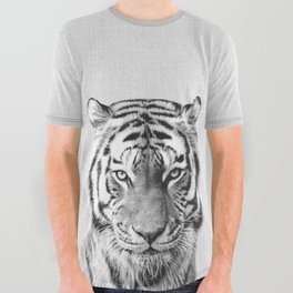 Tiger - Black & White All Over Graphic Tee